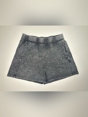 Danskin Gray Mineral-Wash Athletic Shorts